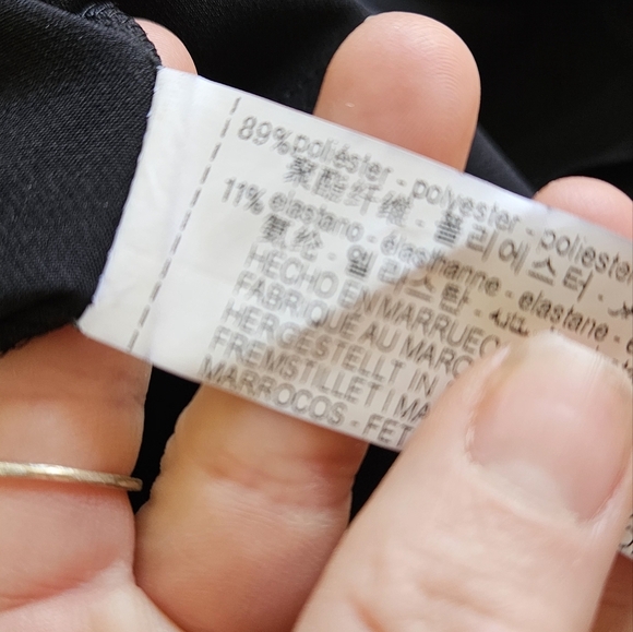 ZARA Shoulder Pad Mini Dress In Black. Size Medium NWT - Picture 9 of 14